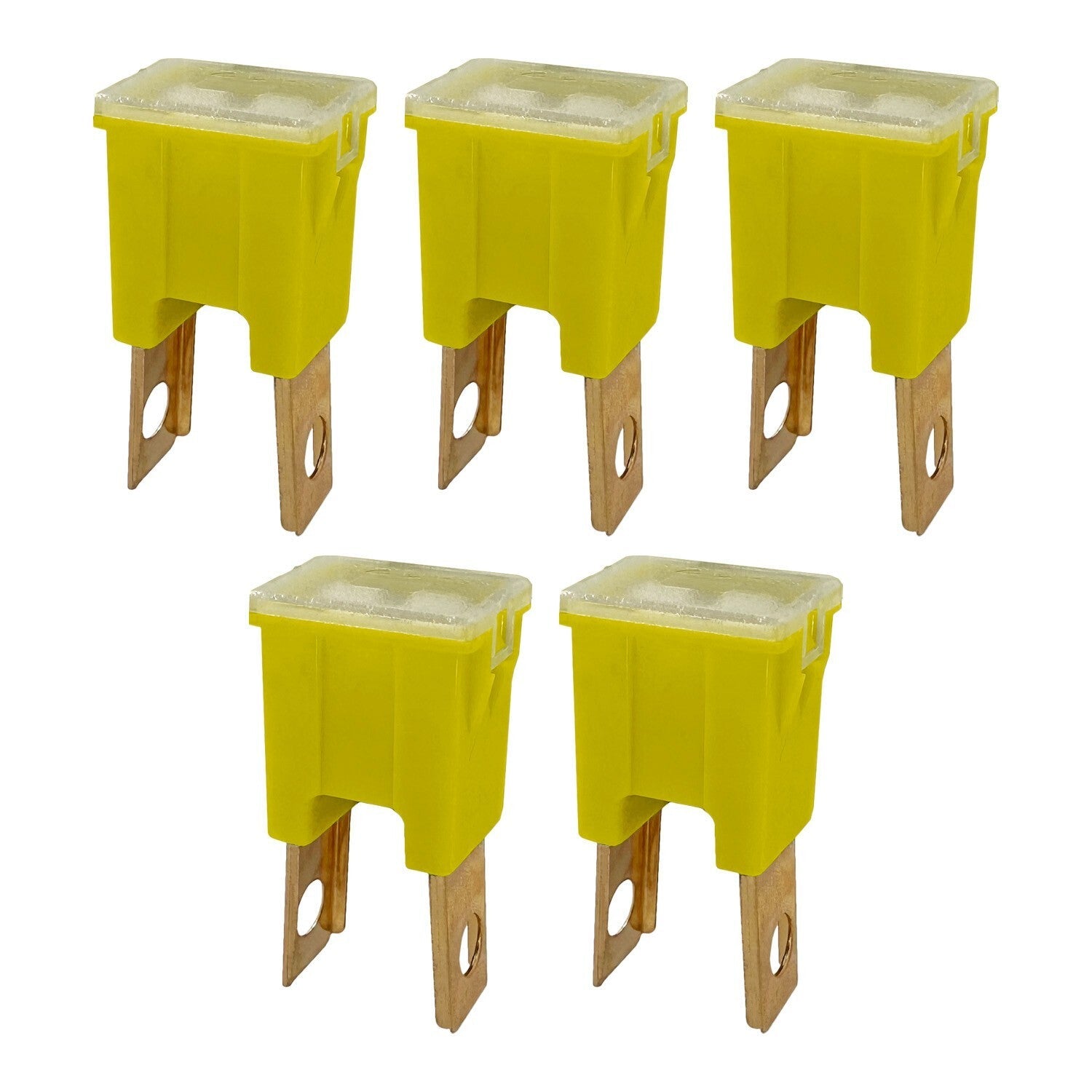 60A Straight Male Fuse Cartridge FLM PAL Auto Link for Car Truck RV SUV 5 Pack