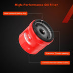 TF950 Transmission Oil Filter Set for GMC Sierra Chevy Silverado 2500 HD 01 10