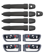 Exterior Interior Inner Door Handles Set Bezel for Toyota Camry 02 06 8 Pack