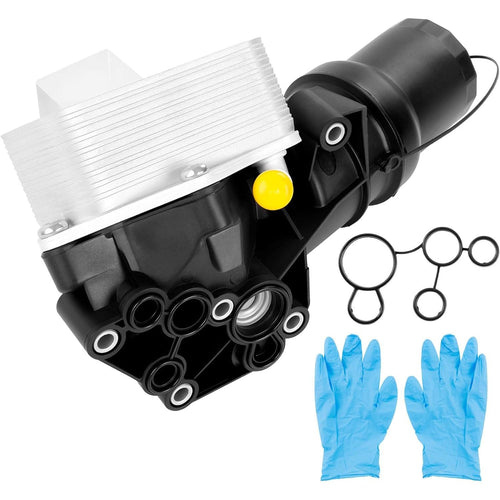 07K115397H Oil Filter Cooler Housing for VW Audi 2.5L Jetta Golf Beetle 05 14