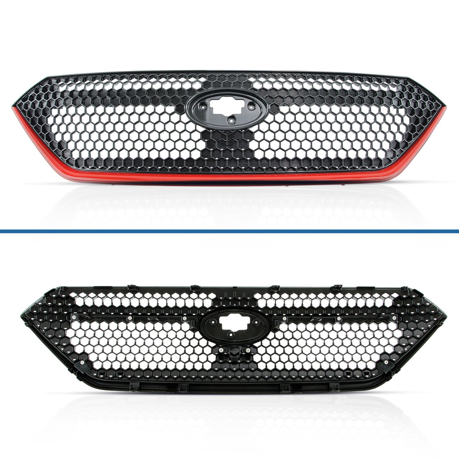 For 2022-2023 Subaru WRX Sport 22  Front Bumper Grille Grill Black with Red Trim