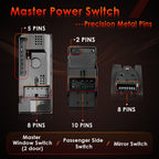 Master Power Window and Mirror Switch Control for Chevy GMC C K 1500 3500 Tahoe