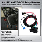 AHJRELAYKIT2DP Hydraulic Jack Plate Relay Wiring Harness Kit for Atlas Series