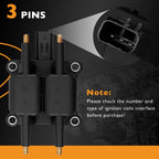 Ignition Coil & Spark Plug Wire Set for Dodge Neon Stratus Jeep Libert 2001 2007