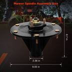 1198560 Spindle Assembly for Toro 48 52 60 Inch Grandstand And Z Master Mowers