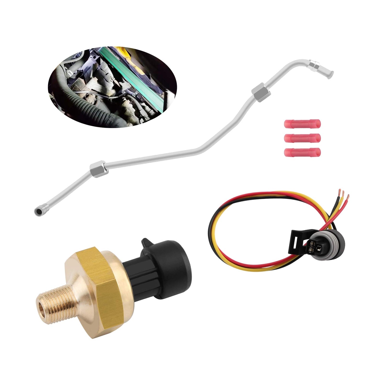 7.3 EBP Exhaust Back Pressure Tube Sensor Wire Harness For 96-03 Ford F59 F250