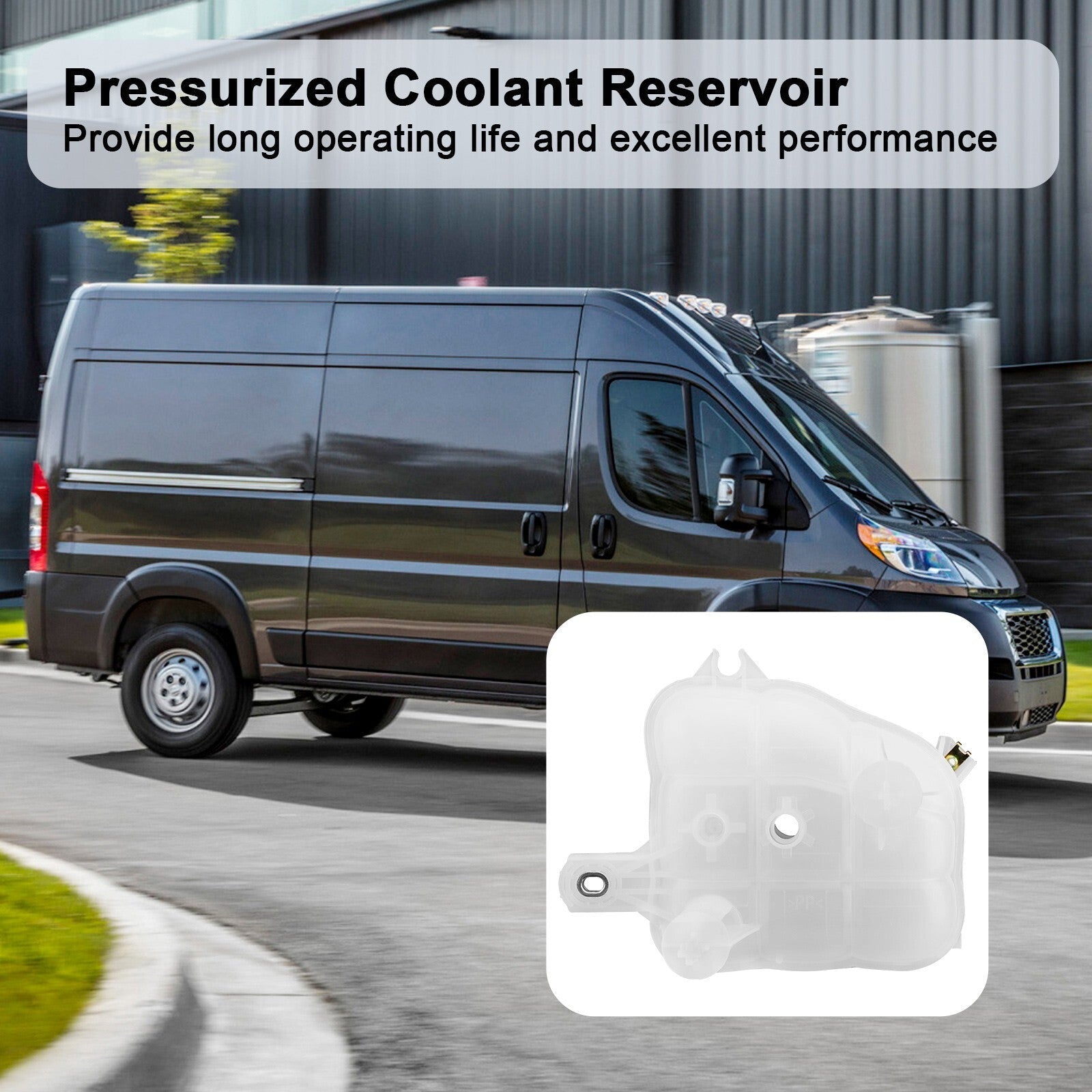 603832 Coolant Recovery Reservoir For ProMaster 14 21 1500 2500 3500 52014880AA