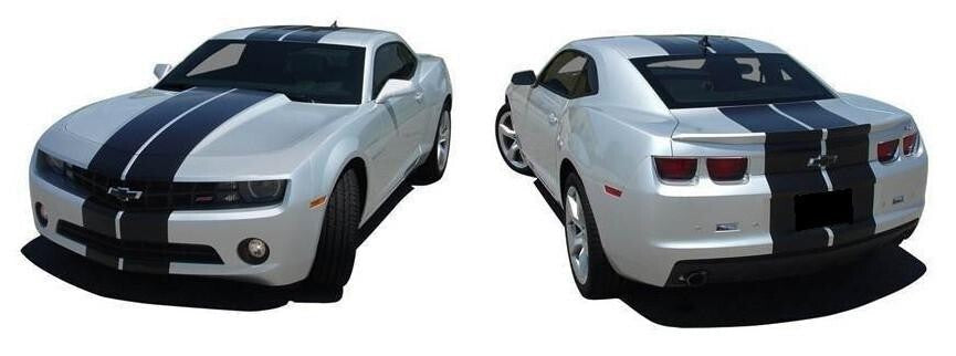 10 Inch Vinyl Rally Stripes Racing Stripe Kit Hood Trunk Roof for Chevy Camaro