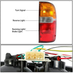 Passenger Side Tail Light Lamp With Bulb For Toyota Tacoma 1995 2000 Right DOT SAE