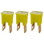 60A Straight Male Fuse Cartridge FLM PAL Auto Link for Car Truck RV SUV 3 Pack