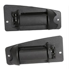 Door Handle Pair Rear Outside for 99-07 Chevy Silverado GMC Sierra Extended Cab