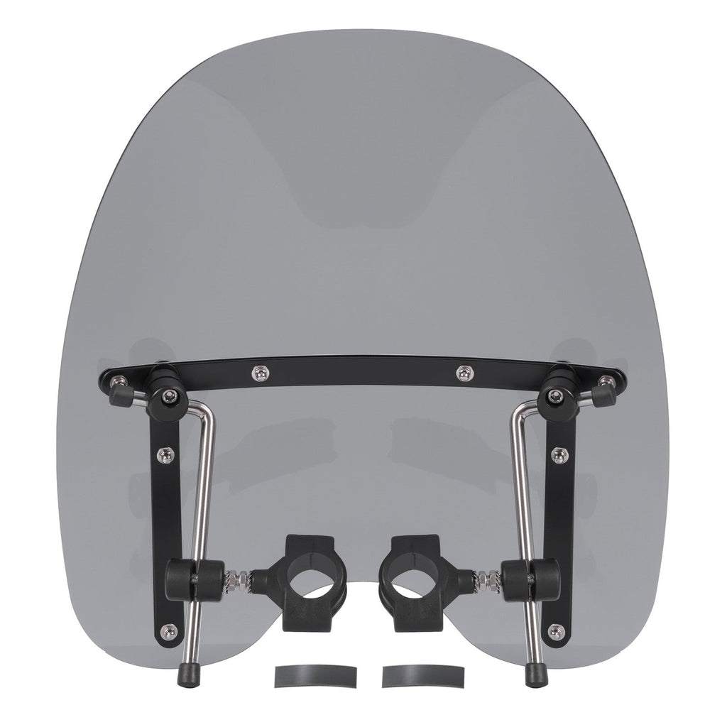 Smoke 18x16 Motorcycle Windshield for Yamaha V Star Honda Valkyrie 1500 1800