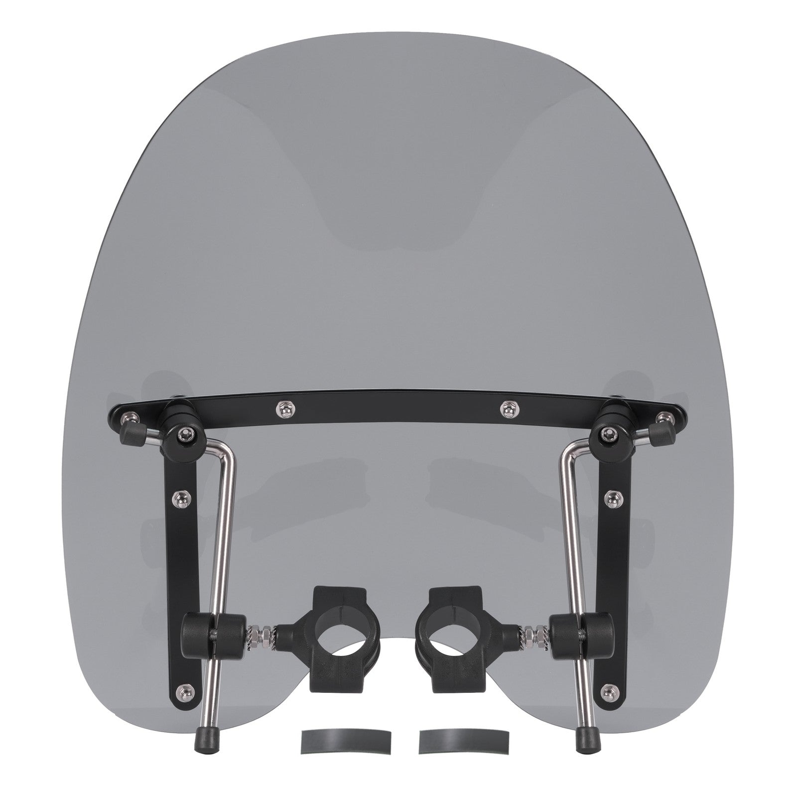 Smoke 18x16 Motorcycle Windshield for Yamaha V Star Honda Valkyrie 1500 1800