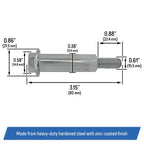 GX21012 Gauge Wheel Shoulder Bolt Screw for John Deere Ztrak Eztrak 2 Pack