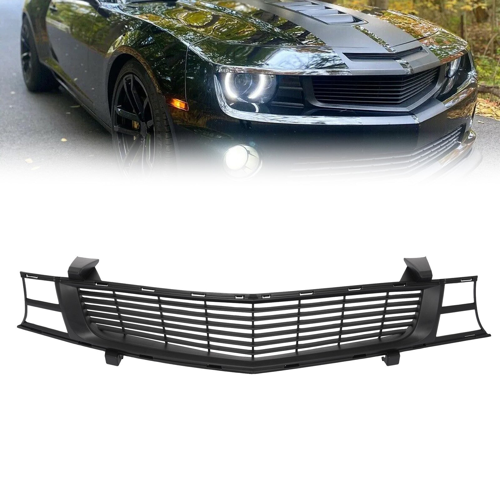 Black Heritage Upper Grille for 2010-13 Chevy Camaro ZL1 2012-15 92208704