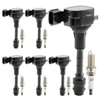UF401 Ignition Coil Spark Plug Pack for Nissan Altima Maxima Infiniti G35 6X