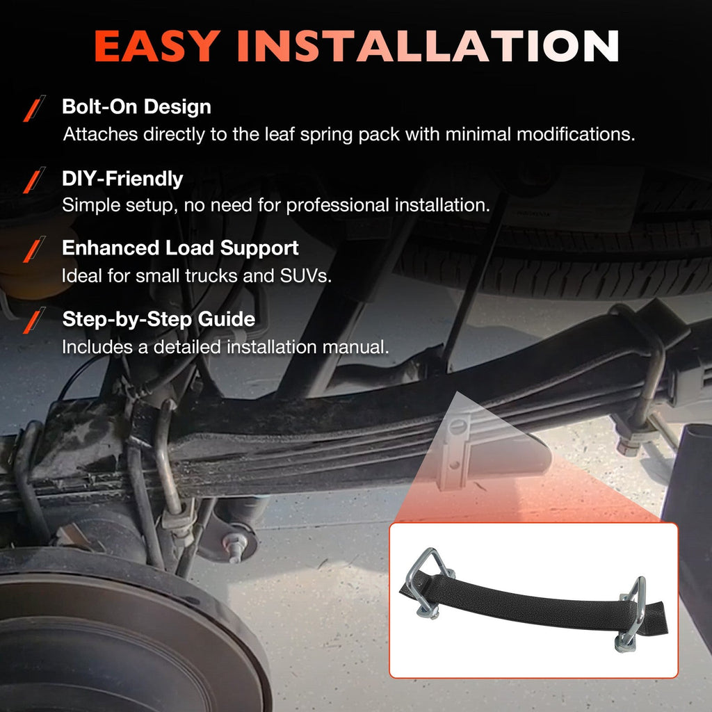 EZ550 Heavy Duty Helper Spring Kit For Ford GMC Pickup Trucks SUV And Trailers