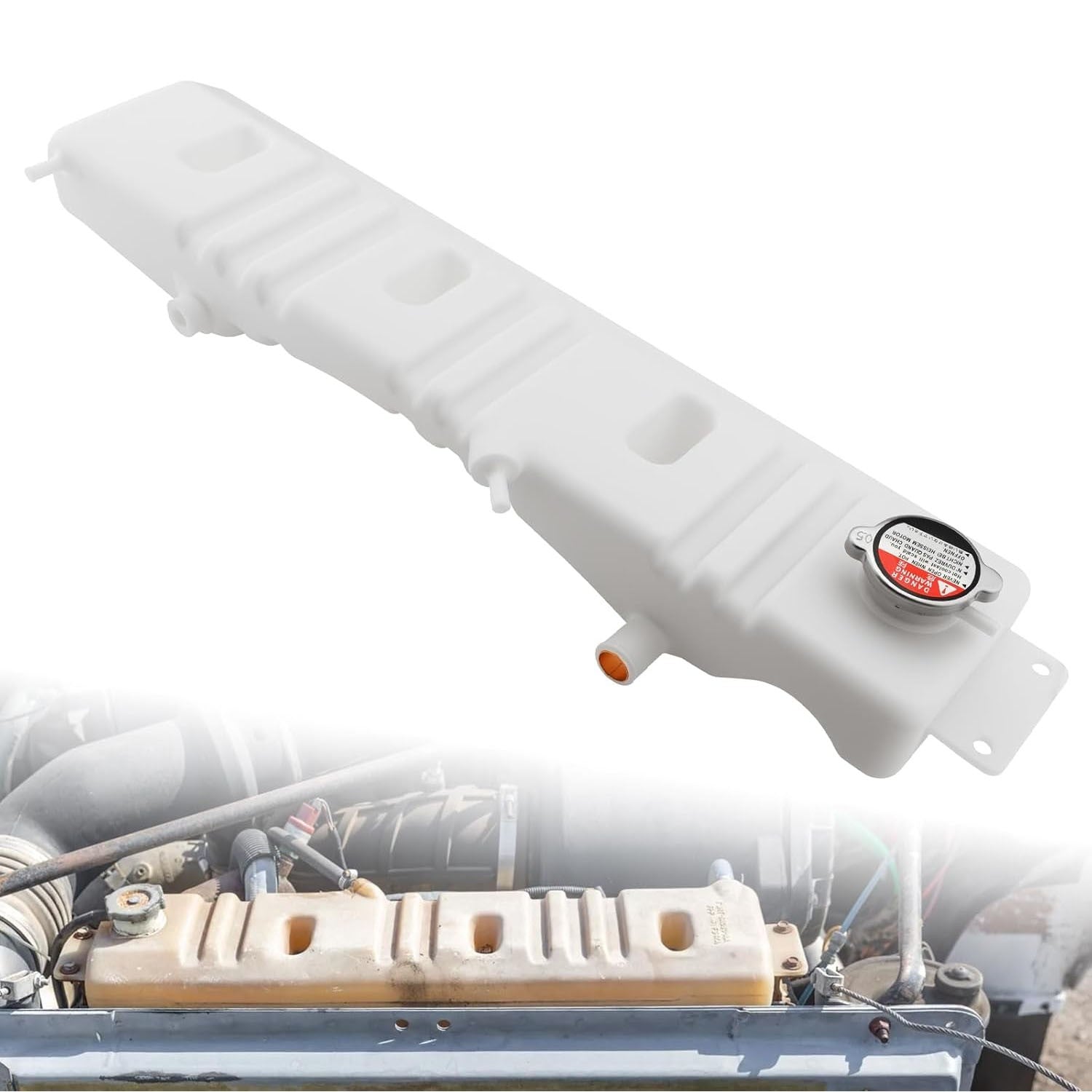 F6HZ8A080B Radiator Coolant Reservoir For Ford F600 F700 F800 B600 80 To 99