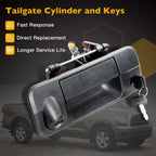 Tailgate Handle Latch Camera Hole Lock Cylinder Key for Toyota Tundra 07 13