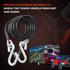 BX88196 Towing Safety Cables For Blue Ox Class 3 Steel 7 Ft 7500 Lb 2 Piece
