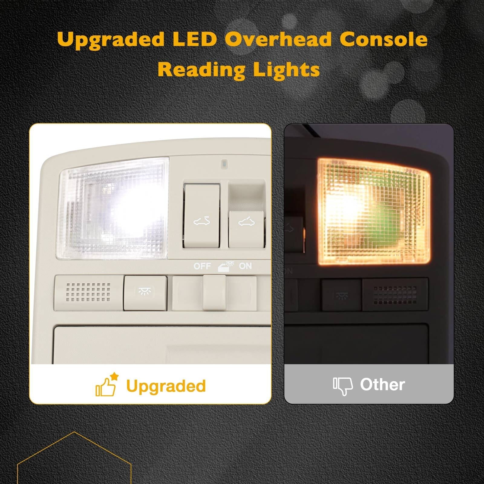 Overhead Sunroof Console Reading Light Sunglass Holder for 2009-2015 Mazda 6