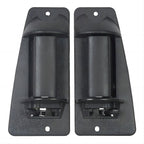 Door Handle Pair Rear Outside for 99-07 Chevy Silverado GMC Sierra Extended Cab