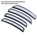 Smoke Bumper LED Side Marker Lights For Dodge Charger 2015 2022 2023 R/T SXT 4X