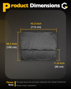 Folding Flannel Rear Cargo Window Sun Shade for Chevrolet Corvette C6 2005 2013