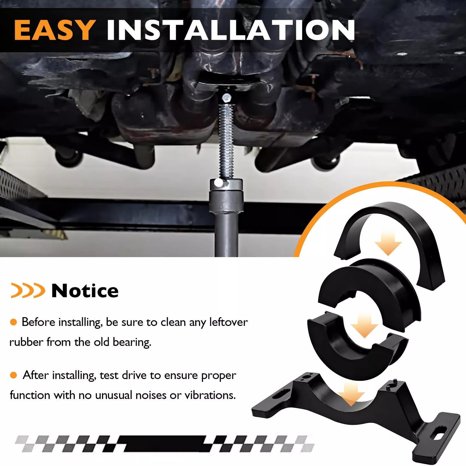 Drive Shaft Center Support Bearing for Dodge Challenger Chrysler 300 2015 Plus