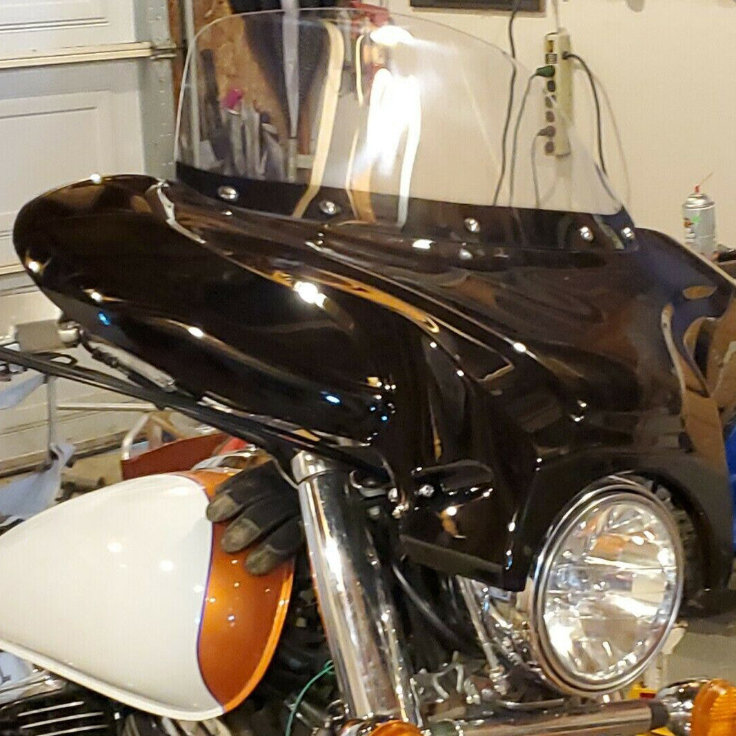 Front Batwing Fairing Windshield for Harley Yamaha Honda Motorcycle ABS