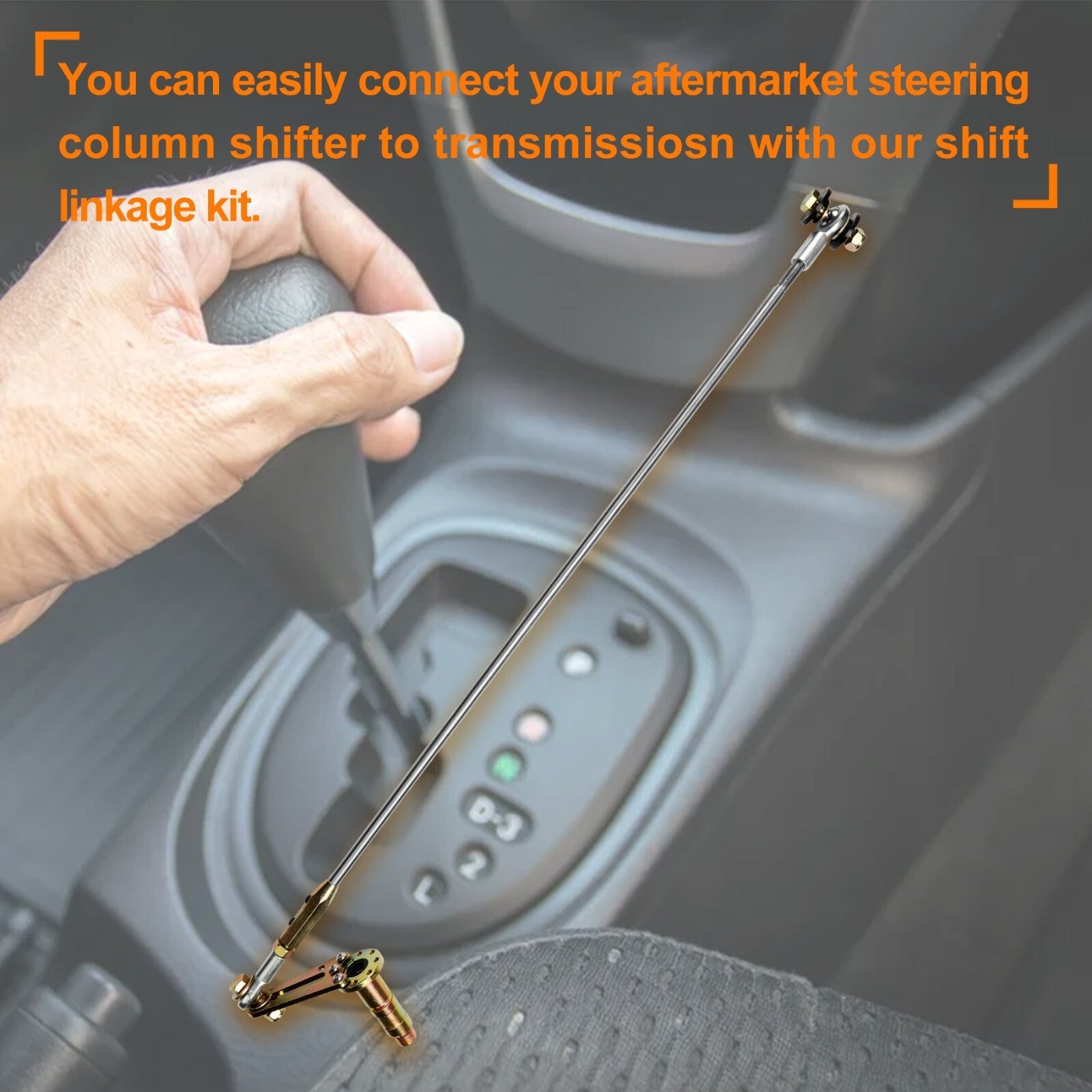 ACA-1811 26 Inch Adjustable Column Shift Linkage Kit for TH350 TH400 TH700R4