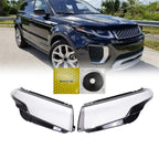 1 Pair Headlight Lens Cover Fits for Land Rover for Range Rover Evoque 2012