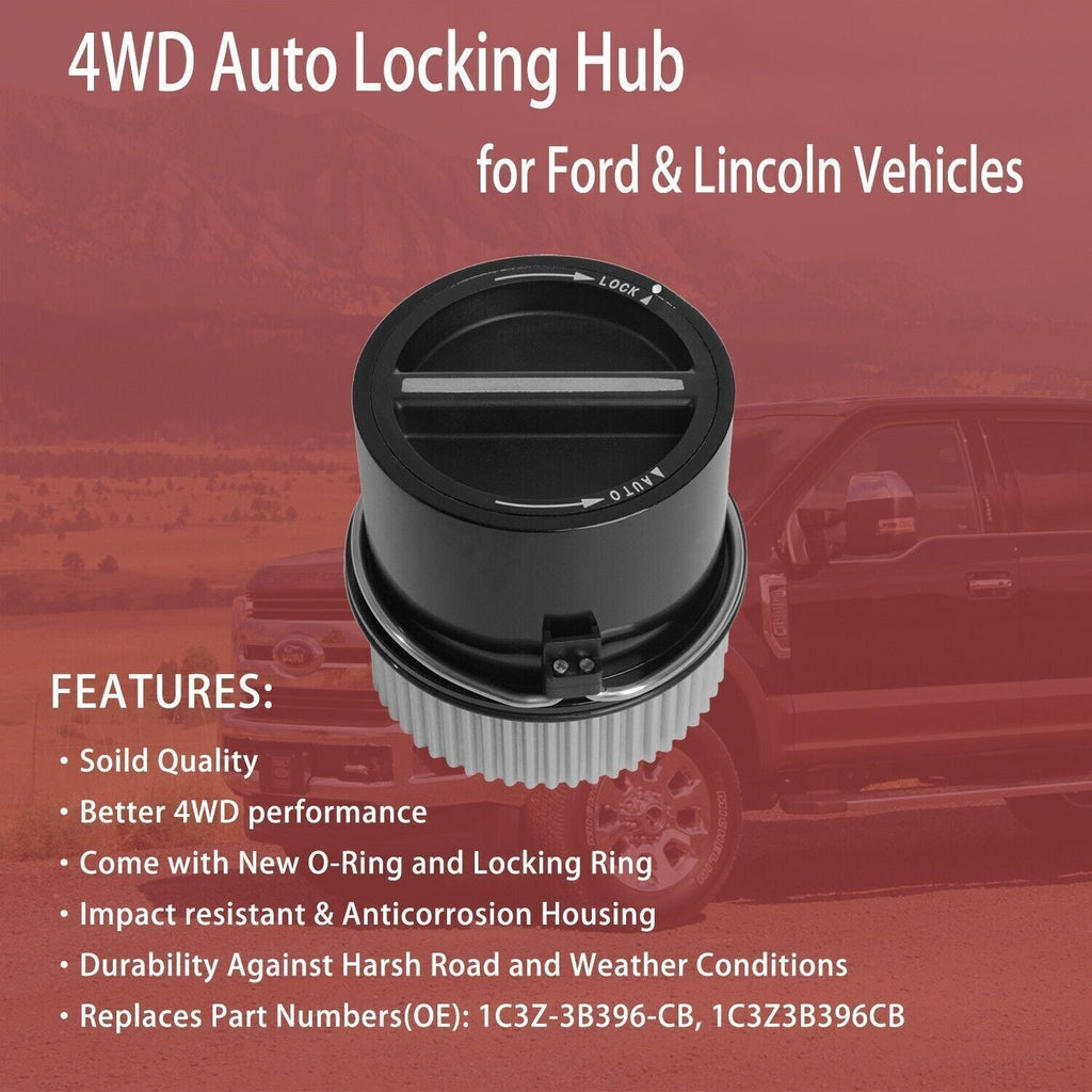4x4 Front Auto Locking Hub For 1999-2004 Ford F250 F350 F450 F55 Super Duty 2Pcs