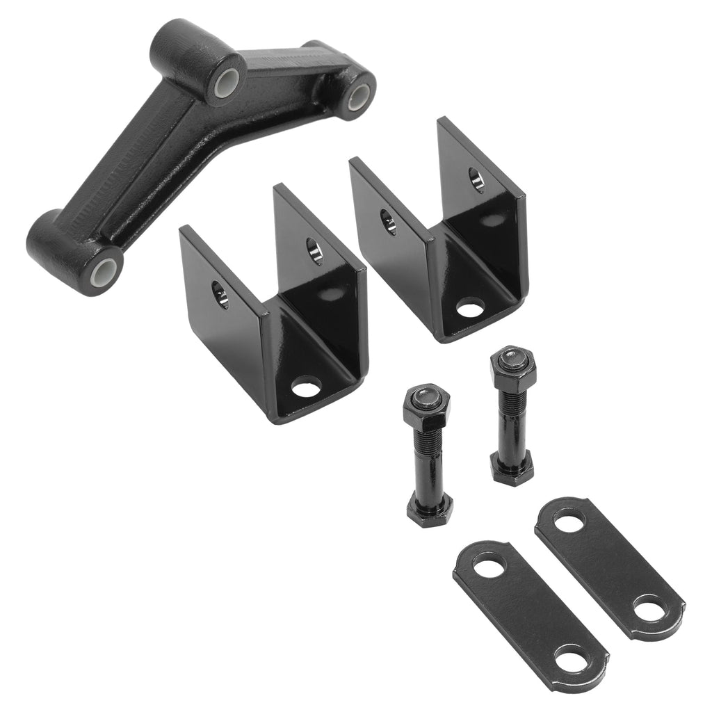 Trailer Axle Shackle Kit Powder Coated Equalizer Shackle Strap Hanger Kit