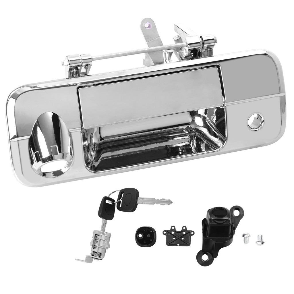 Tailgate Handle Latch With Lock Camera Accessories Kit For Toyota 2007 13 Tundra