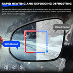 Heated Mirror Glass BSD Left Driver Side for 13 24 Toyota RAV4 Tacoma 4Runner