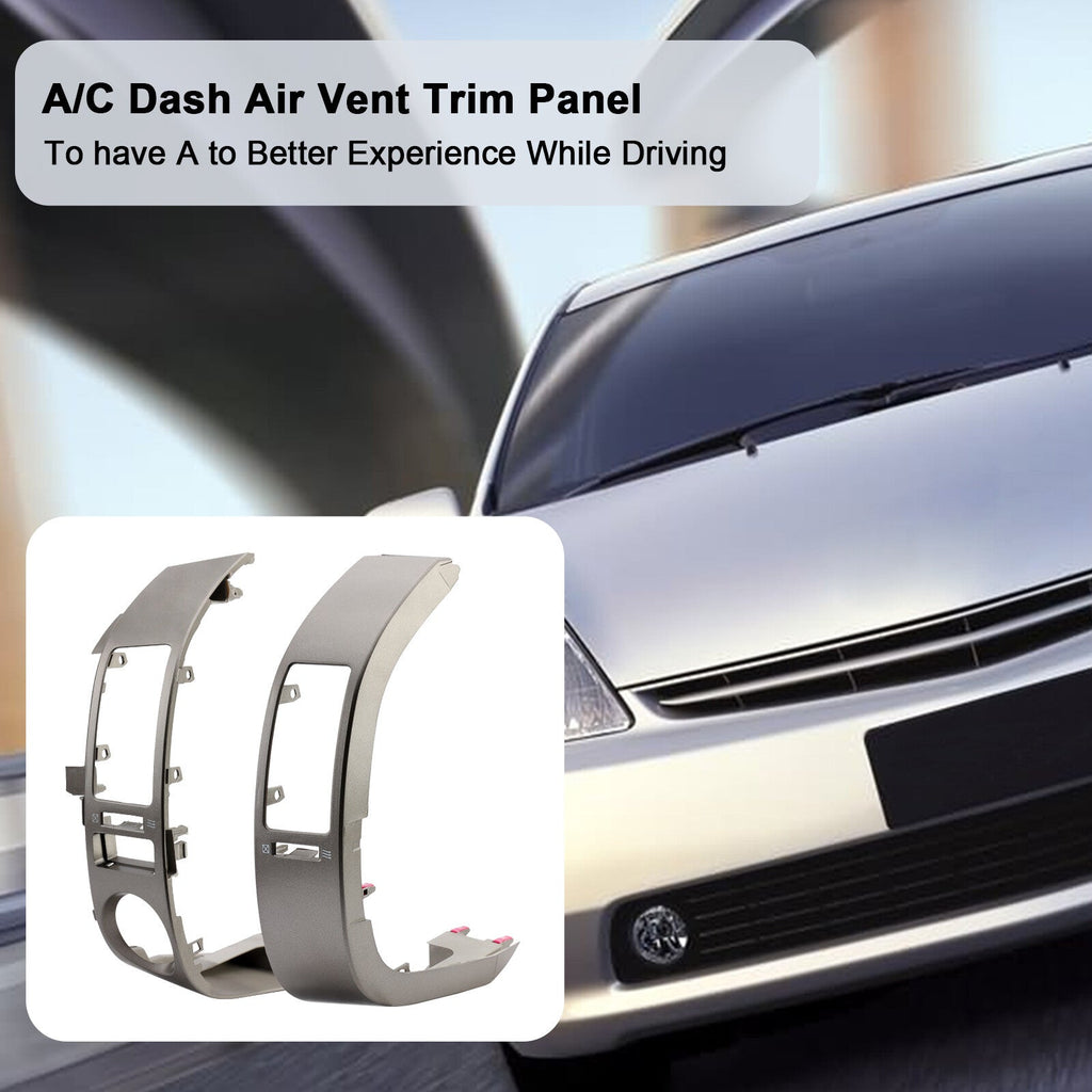 5567047060 5568047020 Center A C Dash Air Vent Trim Panel For Toyota Prius 04 09