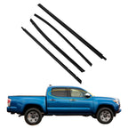 Outside Window Weatherstrip Trim Seal Belt for Toyota Tacoma Double Cab 05 15