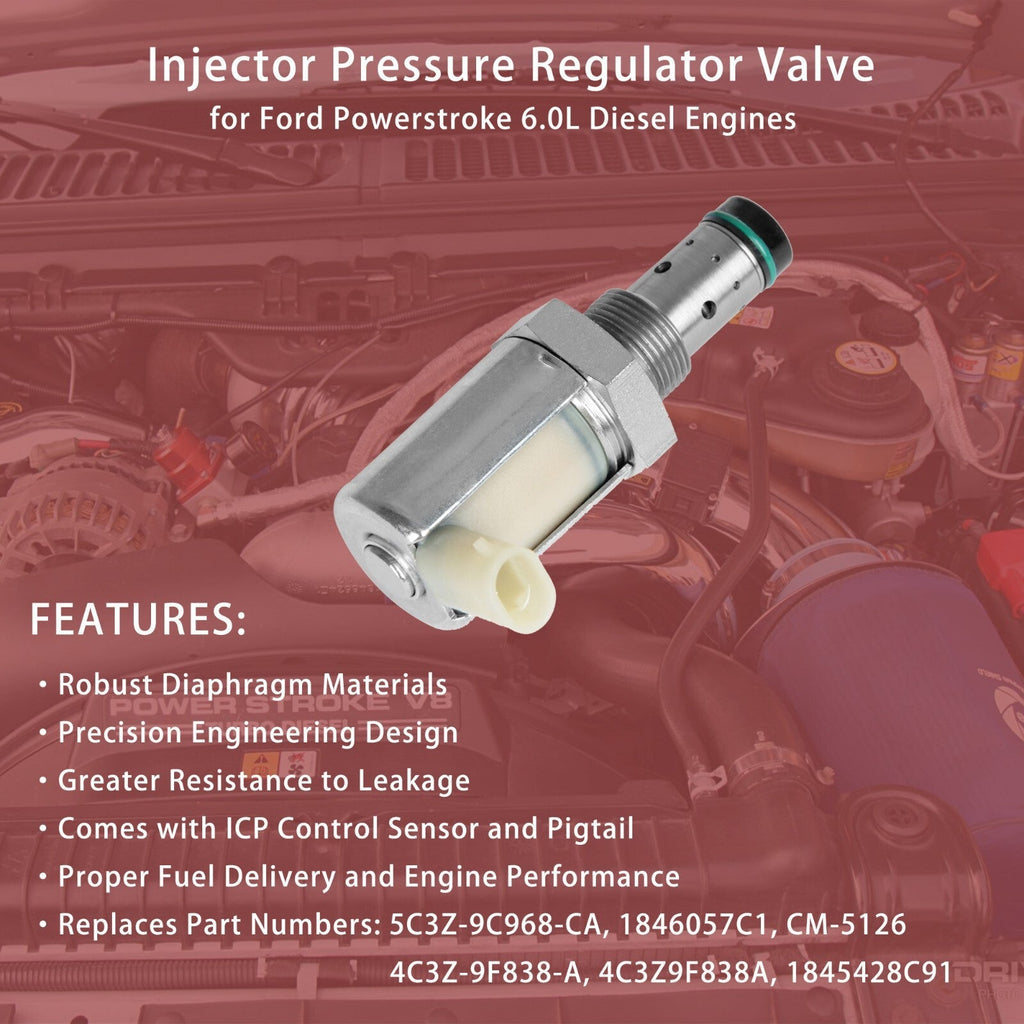 6.0 IPR Valve ICP Control Sensor Pigtail for 2003 2010 F250 F350 F450 F550