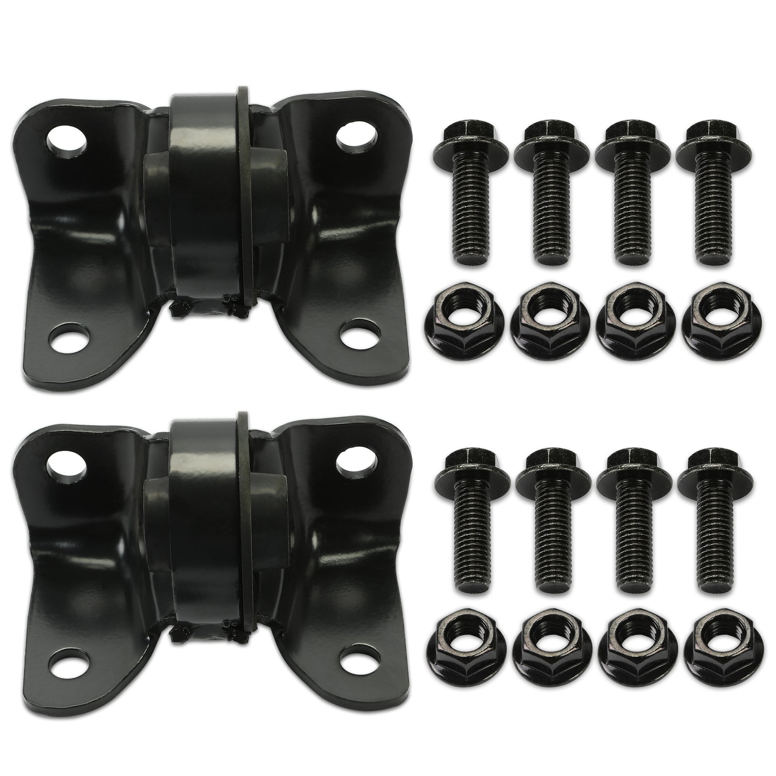 Front Torsion Bar Crossmember Mount Steel 2PCS for 99-07 Chevy Silverado GMC