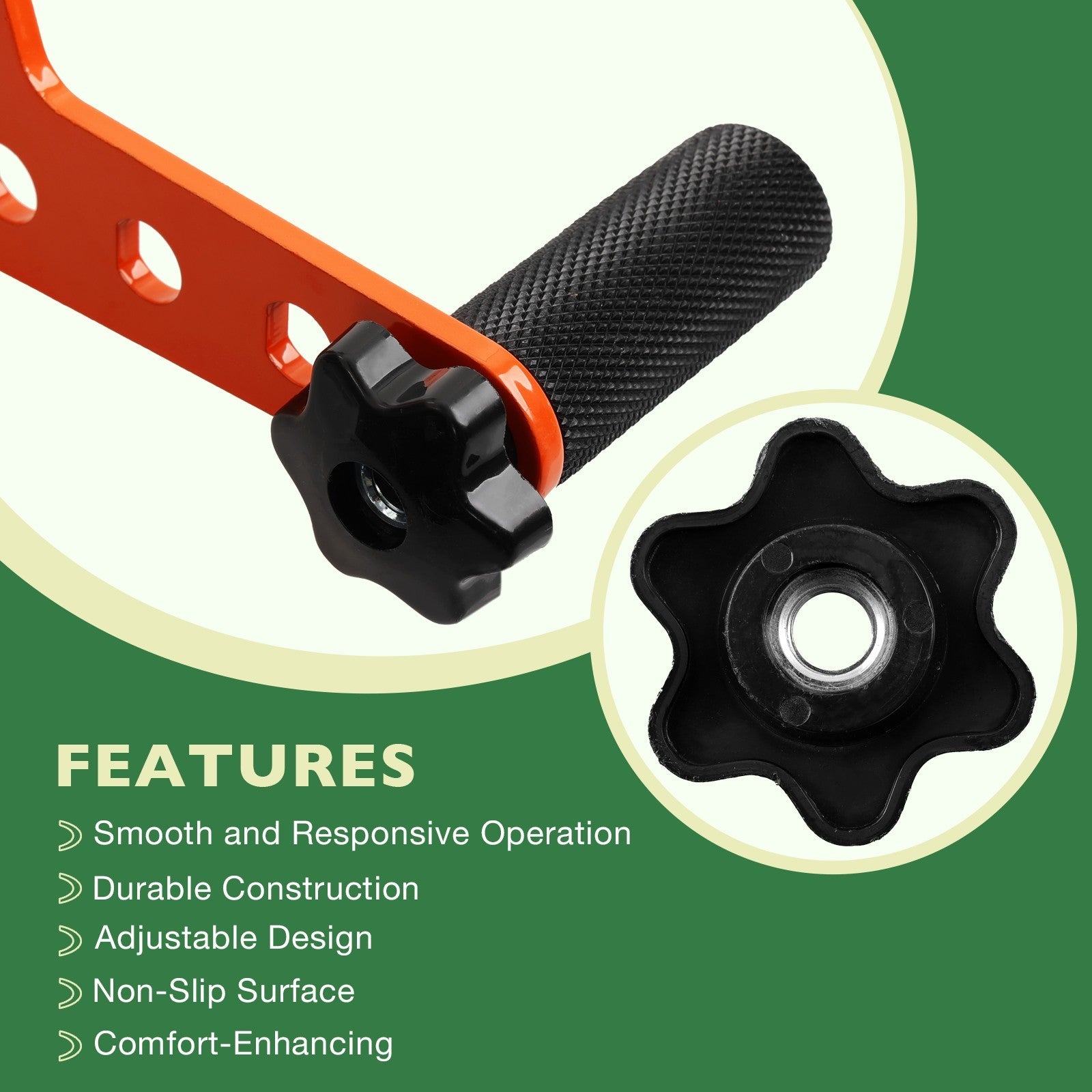 Adjustable Steering Arm Foot Pedal Assist Handle Kit For Bad Boy ZT MZ Mower