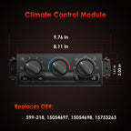 Heater AC Climate Control Module Panel for Chevy Tahoe Silverado GMC 1999 2002