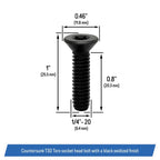 6036593AA Side View Mirror Screws for Jeep Wrangler YJ TJ LJ 1987-2006 6