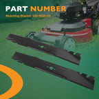 120950003 Lawn Mower Mulching Blades for Toro Ex Mark ECKA30 22205TE 20120 2x