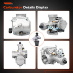 VM22 212cc Carburetor Kit For Mini Bike Baja Coleman CT200U BT200X M200 KT196