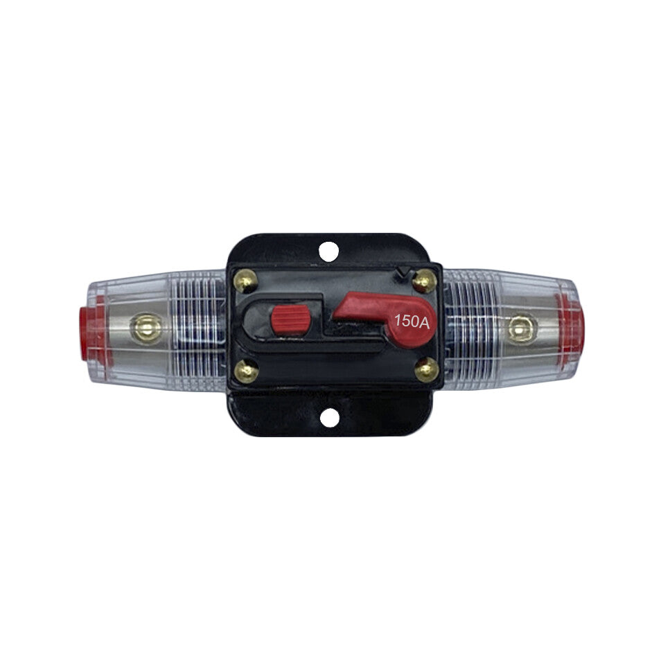 Inline Circuit Breaker 150 Amp Stereo Audio Manual Reset for Auto Marine RV