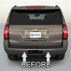 Chrome Rear Bumper Trunk Trim Molding for 2015 2020 Chevy Tahoe Suburban