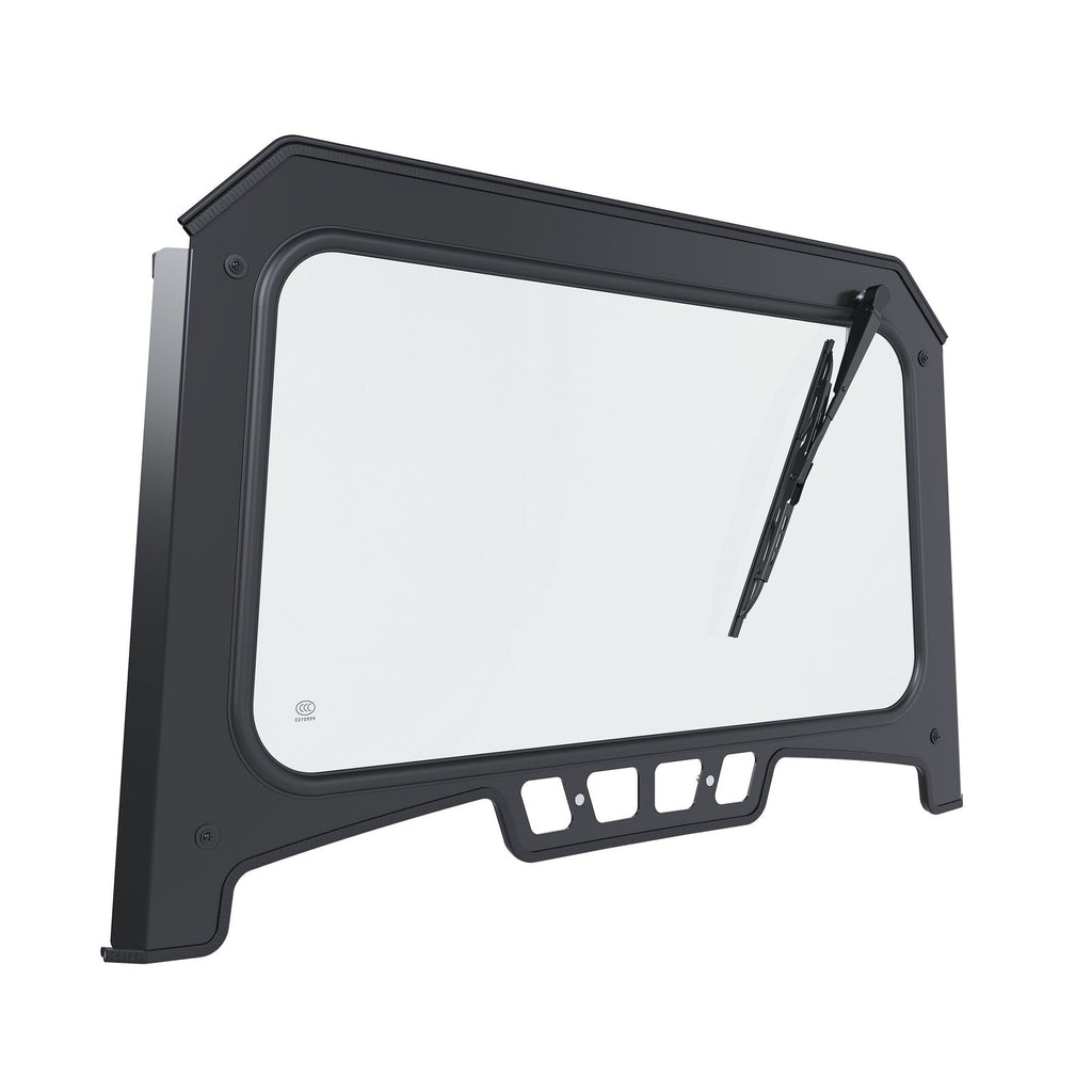 Glass Front Full Windshield for 2019-2023 Polaris RZR XP XP4 1000 Black