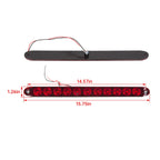 16 Inch Red Truck Trailer Light Bar 11 LED Stop Turn Tail Brake Lights Strip 4 PCS