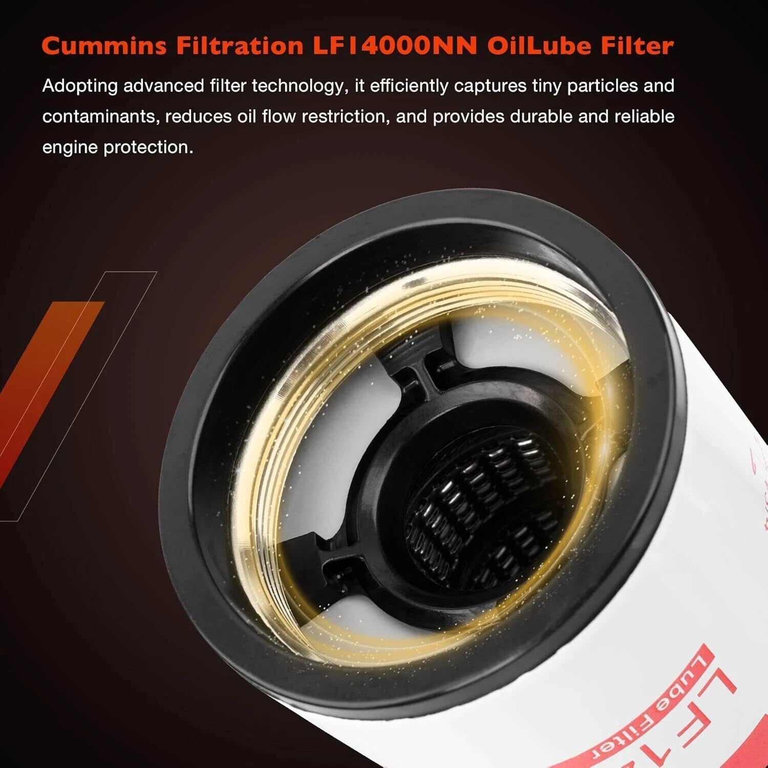 LF14000NN Oil Filter for Fleetguard Cummins ISX ISM X12 4367100 LF9080 LF9001 6X